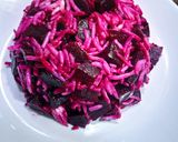 Une image de l'étape 4 de Salade de riz basmati et betterave rouge.