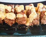 Foto langkah ke 5 dari resep Steak Cube Saikoro Wagyu dengan Saus Keju.