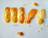 Foto langkah ke 7 dari resep Lidah Kucing Keju (Katetong Keju) tanpa cetakan.