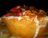 A picture of step 3 of Katori chaat.