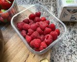 Une image de l'étape 2 de Franui chocolat 🍫 framboises 🎈.