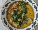 A picture of step 4 of Zuppa Toscana (Veg Version).