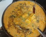 A picture of step 5 of Paneer green peas masala curry.