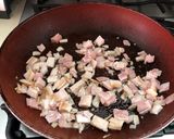 A picture of step 2 of Sonoran-Style Migas (Tortillas with Eggs).