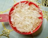 A picture of step 4 of Agar Agar dates pudding.