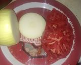 A picture of step 1 of Midwest Summer Tomato and Sweet Onion Sandwich.