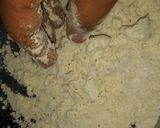 A picture of step 1 of Methi puri.