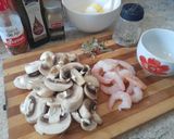 Foto del paso 2 de la receta: Farfalle con Deep Sauce Camarón/Champiñón