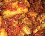 Foto langkah ke 6 dari resep Terong Teri Balado.