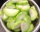 Hình bước làm 1 của món Canh bí đao nấu tôm khô 🦐