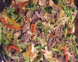 Foto del paso 6 de la receta: Fideos de arroz con ternera y vegetales