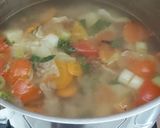 Foto langkah ke 5 dari resep Sop Daging Makaroni.