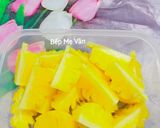 Hình bước làm 1 của món Thơm Thái lắc muối tôm 🍍🍍🍍