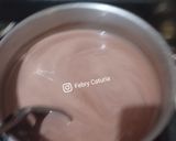 Foto langkah ke 3 dari resep Puding Brownies Roti Tawar.