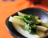 A picture of step 5 of Snack-Time Celery with Vinegar Dressing.