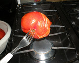 A picture of step 1 of Quick! Easy! Foolproof! How to Toast and Peel Tomatoes.