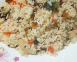รูปขั้นตอนการทำที่ 4 ของ ข้าวผัดไข่เยี่ยวม้า (มังสวิรัติ)