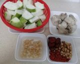 Foto langkah ke 1 dari resep Sup china chi kwa/ baligo dan kerang kering.