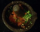 A picture of step 3 of Quick Caliente Salsa.