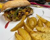 A picture of step 11 of Ground Beef Philly Melt.