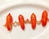 A picture of step 4 of Sausage Aliens.
