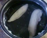 A picture of step 2 of Miso-Mayonnaise Salad With Cabbage and Moist Chicken Tenders.