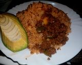 A picture of step 11 of Fried rice with mince meat#rice recipe.