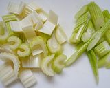 A picture of step 1 of 5-Minute Celery Salad.