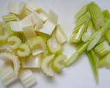 A picture of step 1 of 5-Minute Celery Salad.