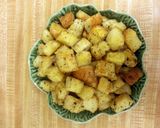 A picture of step 6 of Homemade Herbed Croutons.