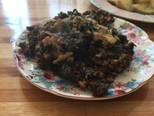 Foto del paso 7 de la receta Buñuelos de kale, espinacas y rabanitos