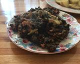 Foto del paso 7 de la receta: Buñuelos de kale, espinacas y rabanitos