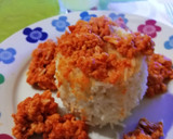 Foto del paso 4 de la receta: Huevos revueltos con tomate frito y arroz blanco