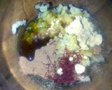 A picture of step 3 of Sig's Chicken Tagine with preserved Lemons.
