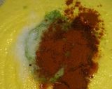 A picture of step 3 of Dahi Phulki.