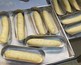 Foto langkah ke 10 dari resep Hotdog Bun metode sponge n dough.