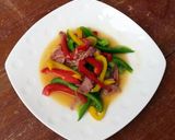 A picture of step 2 of Bell Pepper And Smoked Duck.
