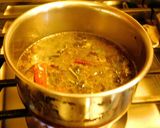A picture of step 5 of Foxtail Millet cooked in aromatic,hot,spicy, and healthy Rasam.