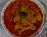A picture of step 7 of Dahi masala gobhi.
