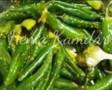 A picture of step 4 of Chilli Lemon Pickle (Raita Mirchi).
