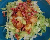 A picture of step 2 of Easy and tasty salad with apple, bacon and boursin.