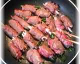 A picture of step 5 of Beef Rolls with Ramps and Potatoes.
