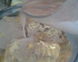 A picture of step 3 of My Chocolate Chip Bread and Butter pudding ☺.