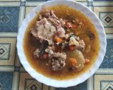 2034. Gomba raguleves galuskával! recept fázis 7 fotója