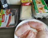 Hasselback csirkemell sajttal és baconnel recept fázis 1 fotója