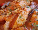 Foto del paso 9 de la receta Colitas de rape con salsa de escalivada