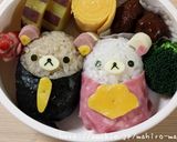 A picture of step 14 of Hinamatsuri Charaben Rilakkuma Hina Dolls.