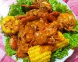 Foto langkah ke 9 dari resep Seafood (cumi, udang dan kepiting) saus padang.