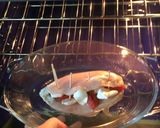 A picture of step 8 of Roasted Red Pepper Mozzarella And Spinach Stuffed Chicken.