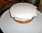 A picture of step 9 of The Trick to Making a Beautiful Decorated Cake.